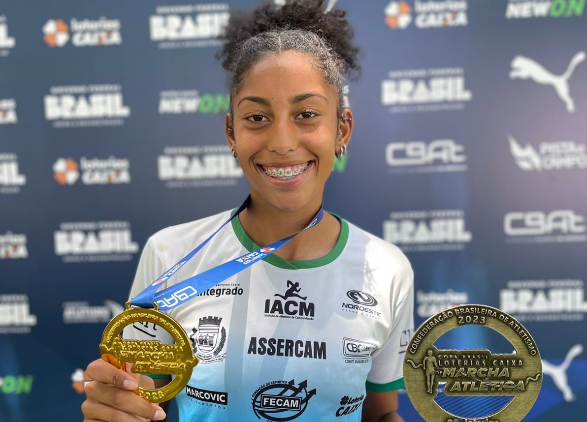 Resenha CM Notícias Regionais Atleta mourãoense Gabrielly Cristina