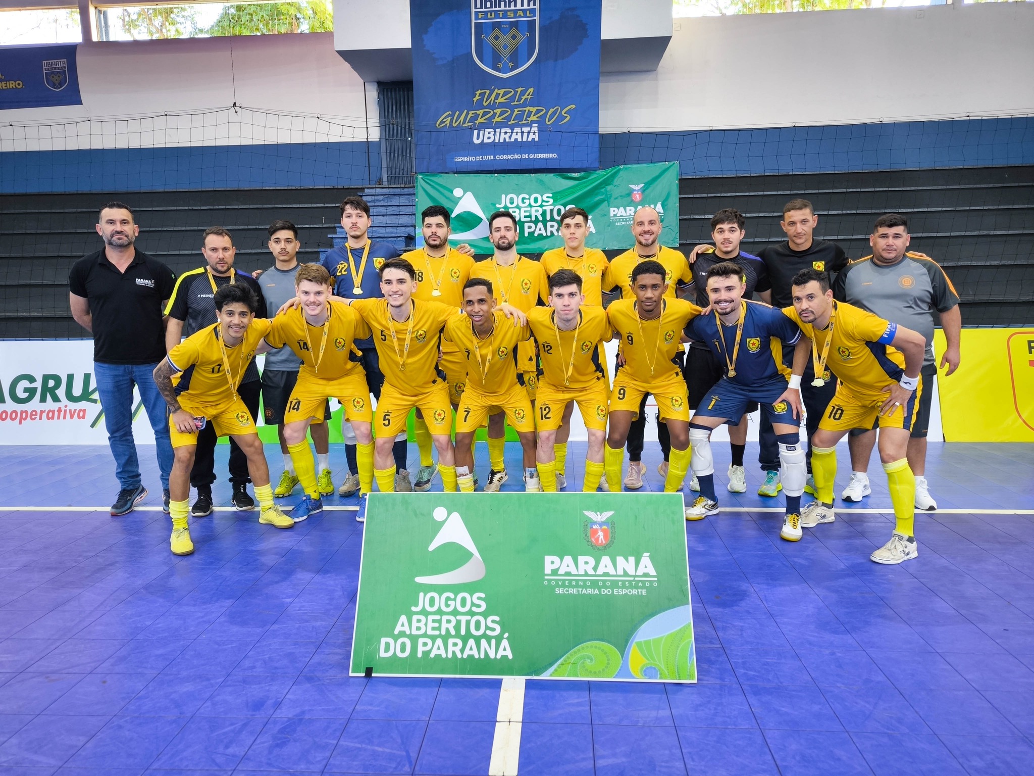 Foto Rubinho Silva Abertos Futsal Campeao